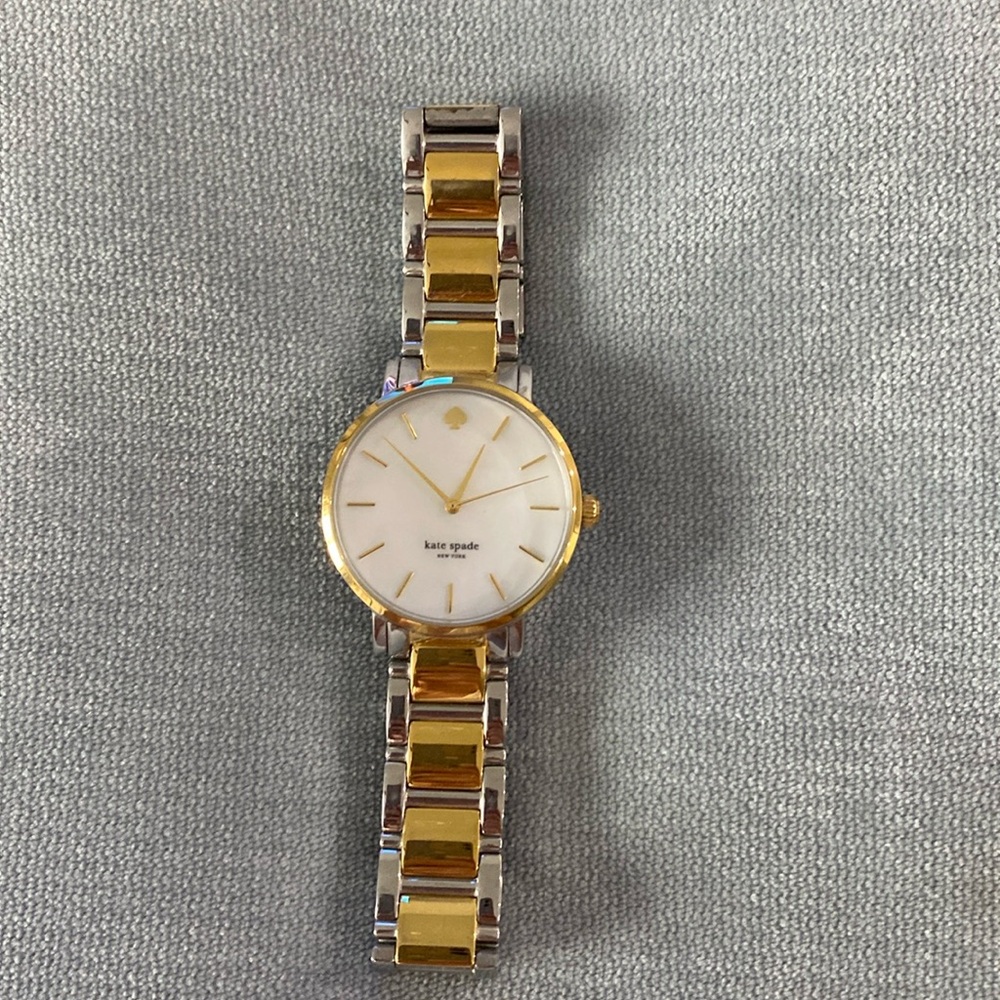 Kate Spade "Gramercy" two tone watch